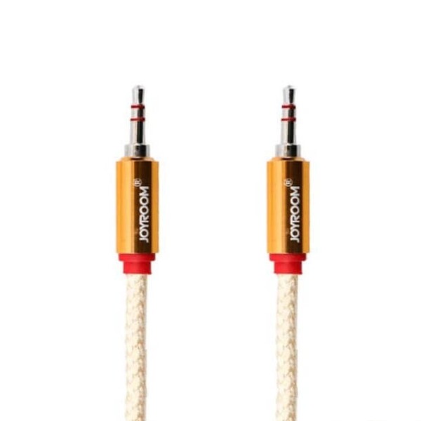 Joyroom AUX Cable Gold JR-S800. Joyroom AUX Cable Gold JR-S800.
